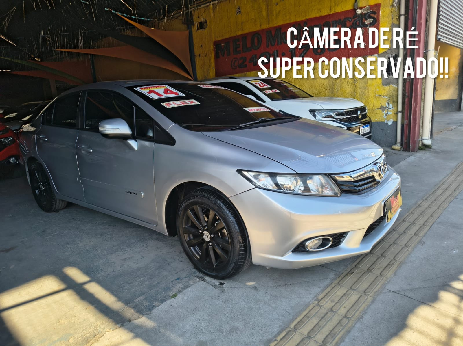 HONDA CIVIC SEDAN 2.0 LXR FLEX ANO 2014, COMPLETO, CÂMBIO AUTOMÁTICO, SUPER CONSERVADO!